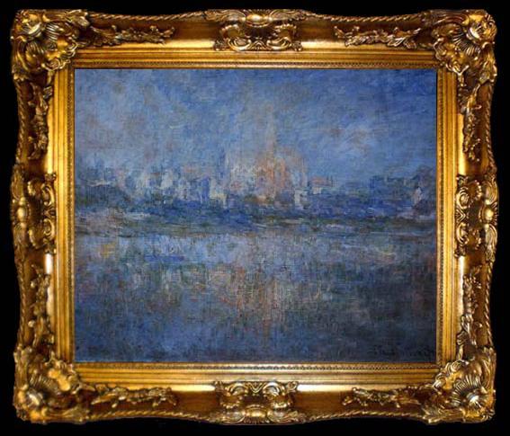 framed  Claude Monet Vetheuil in the Fog, ta009-2
